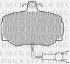 BORG & BECK BBP1333 Brake Pad Set, disc brake